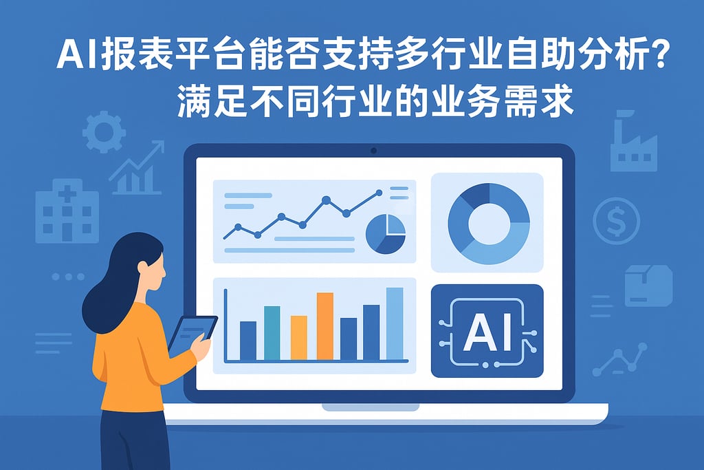 AI报表平台能否支持多行业自助分析？满足不同行业的业务需求方案