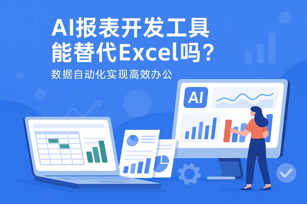 AI报表开发工具能替代Excel吗？数据自动化实现高效办公