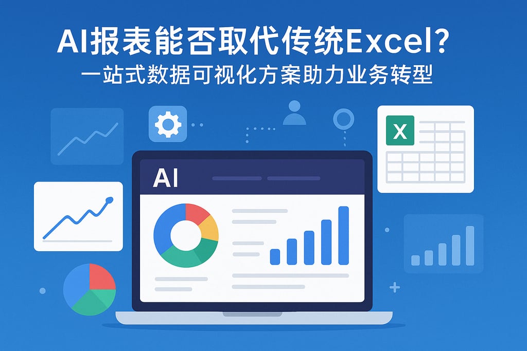 AI报表能否取代传统Excel？一站式数据可视化方案助力业务转型