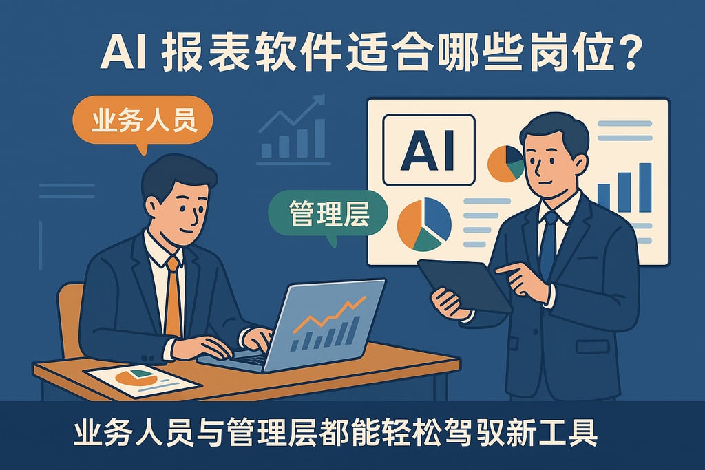 AI报表软件适合哪些岗位？业务人员与管理层都能轻松驾驭新工具