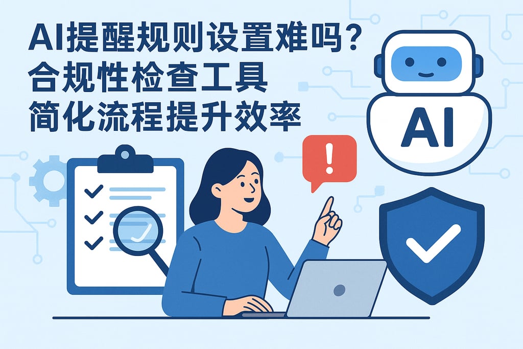 AI提醒规则设置难吗？合规性检查工具简化流程提升效率