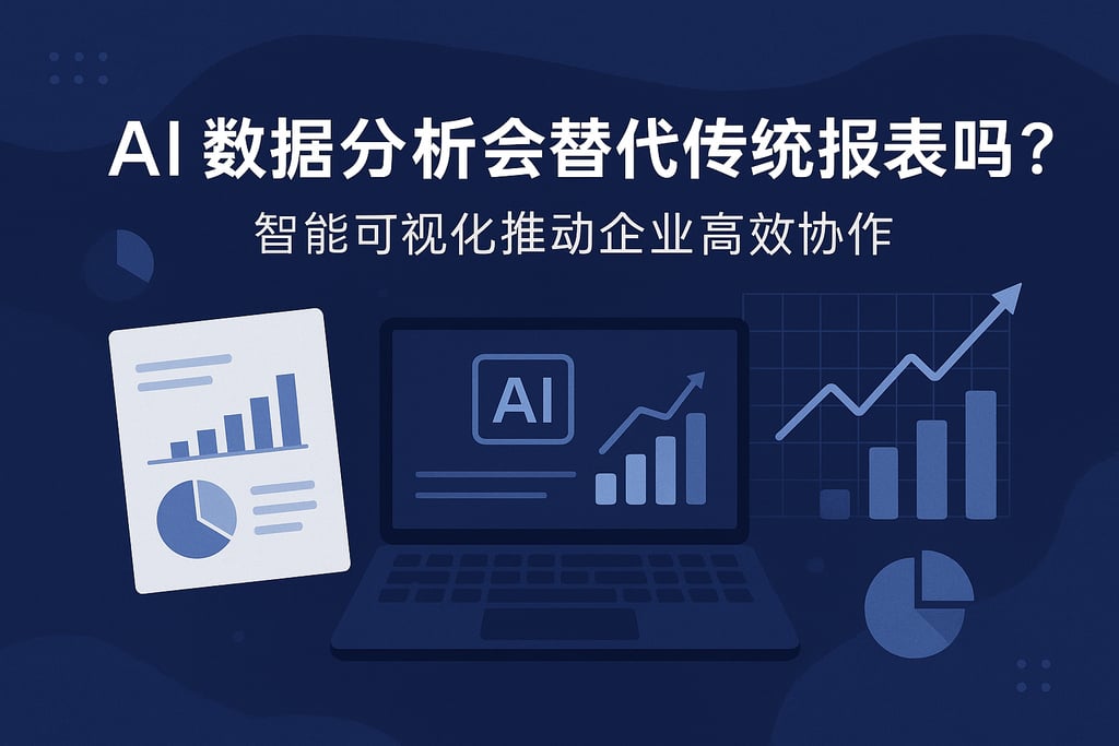 AI数据分析会替代传统报表吗？智能可视化推动企业高效协作