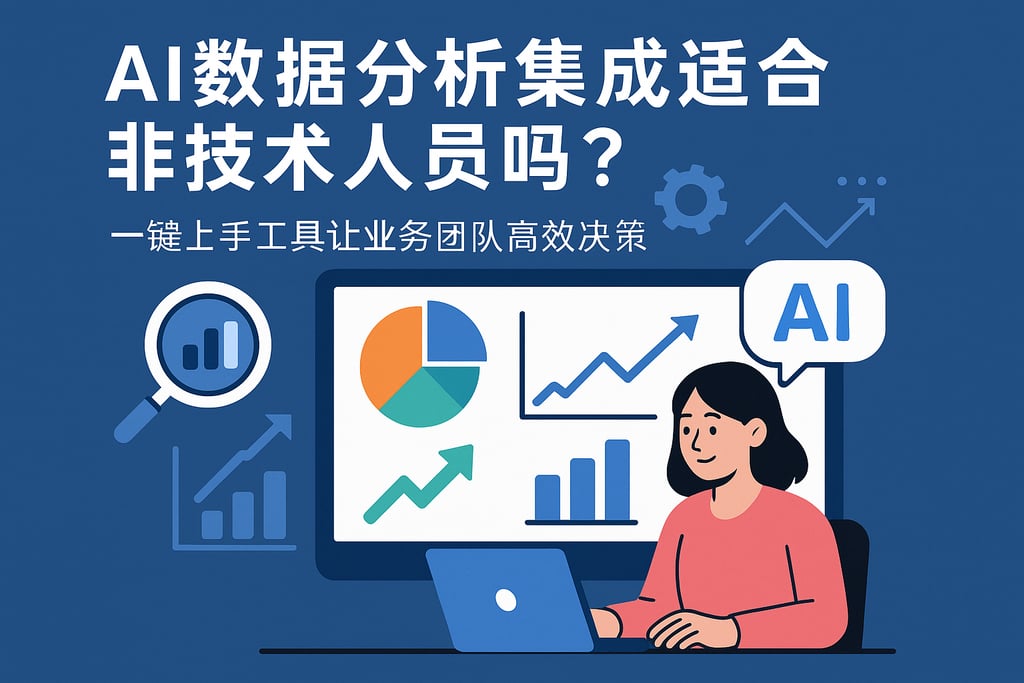 AI数据分析集成适合非技术人员吗？一键上手工具让业务团队高效决策