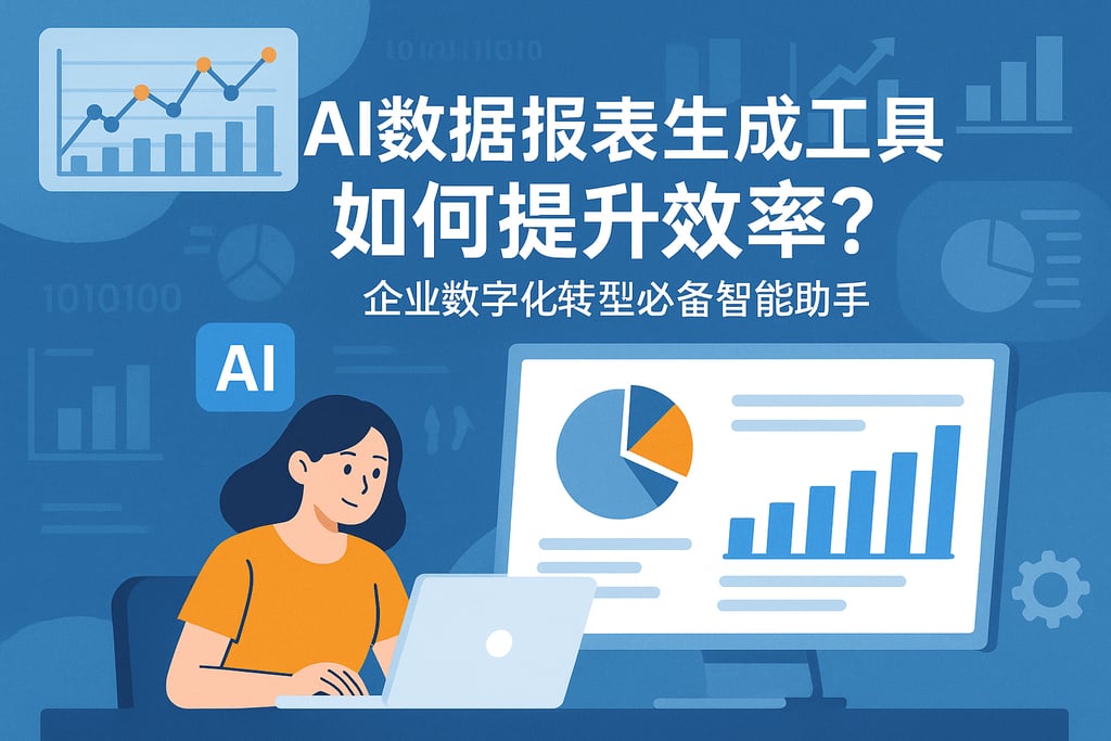 AI数据报表生成工具如何提升效率？企业数字化转型必备智能助手