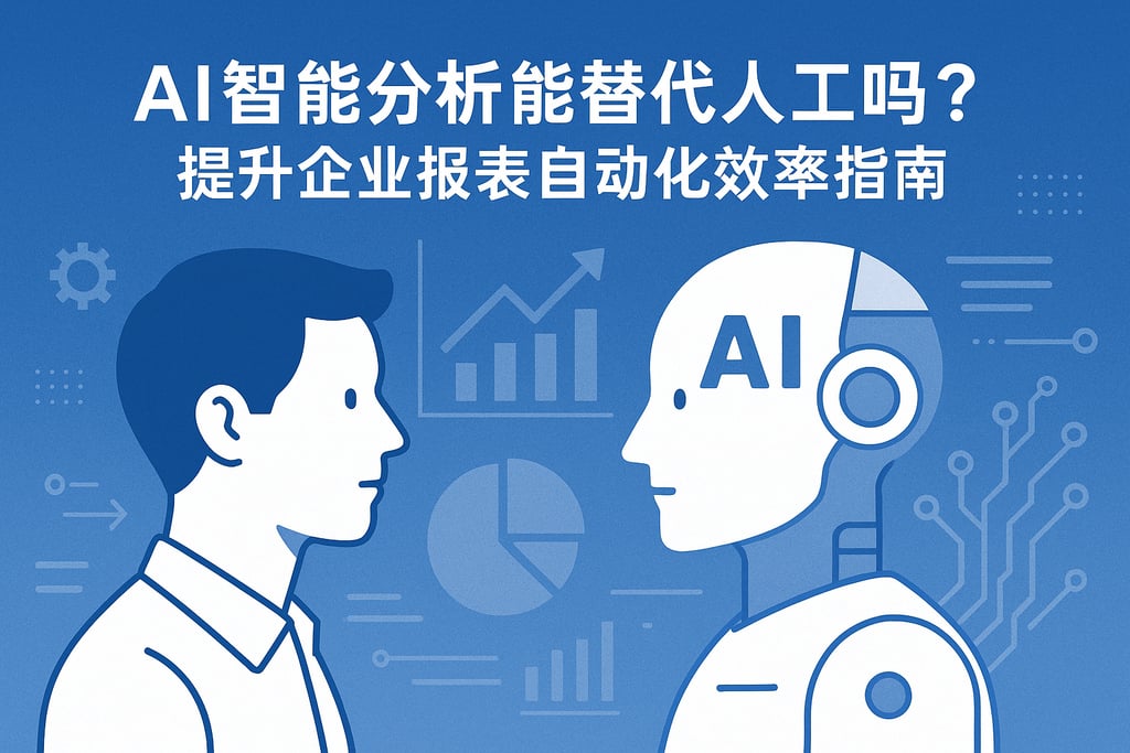 AI智能分析能替代人工吗？提升企业报表自动化效率指南