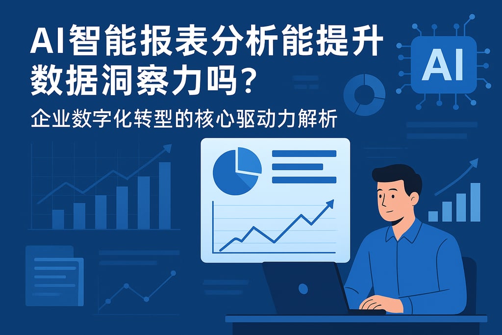 AI智能报表分析能提升数据洞察力吗？企业数字化转型的核心驱动力解析