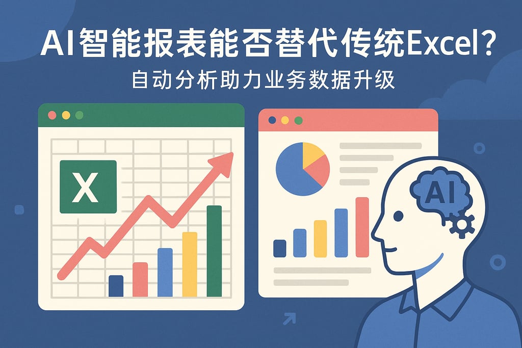 AI智能报表能否替代传统Excel？自动分析助力业务数据升级