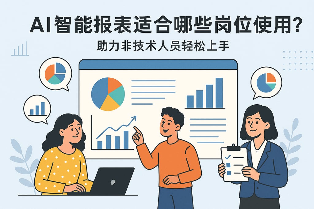 AI智能报表适合哪些岗位使用？助力非技术人员轻松上手