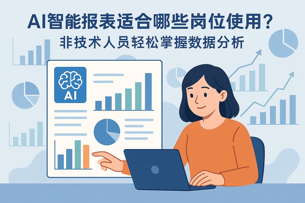 AI智能报表适合哪些岗位使用？非技术人员轻松掌握数据分析
