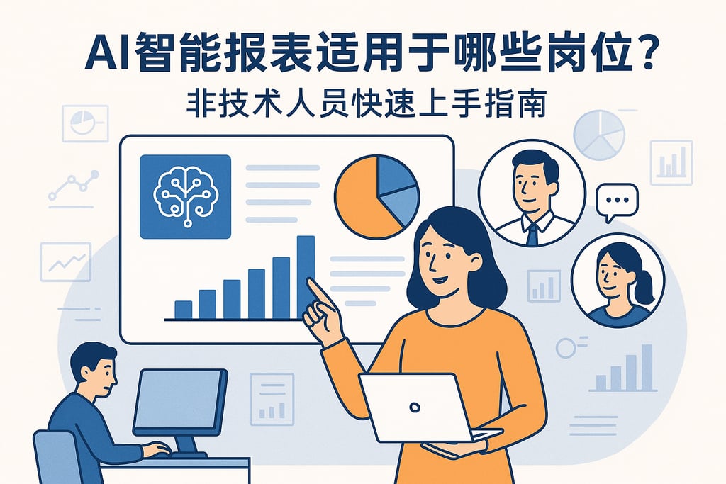 AI智能报表适用于哪些岗位？非技术人员快速上手指南