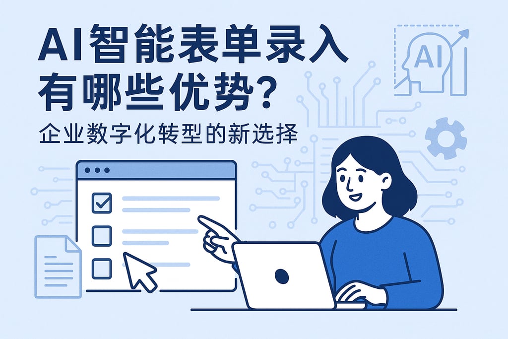 AI智能表单录入有哪些优势？企业数字化转型的新选择