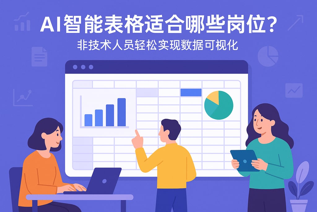 AI智能表格适合哪些岗位？非技术人员轻松实现数据可视化