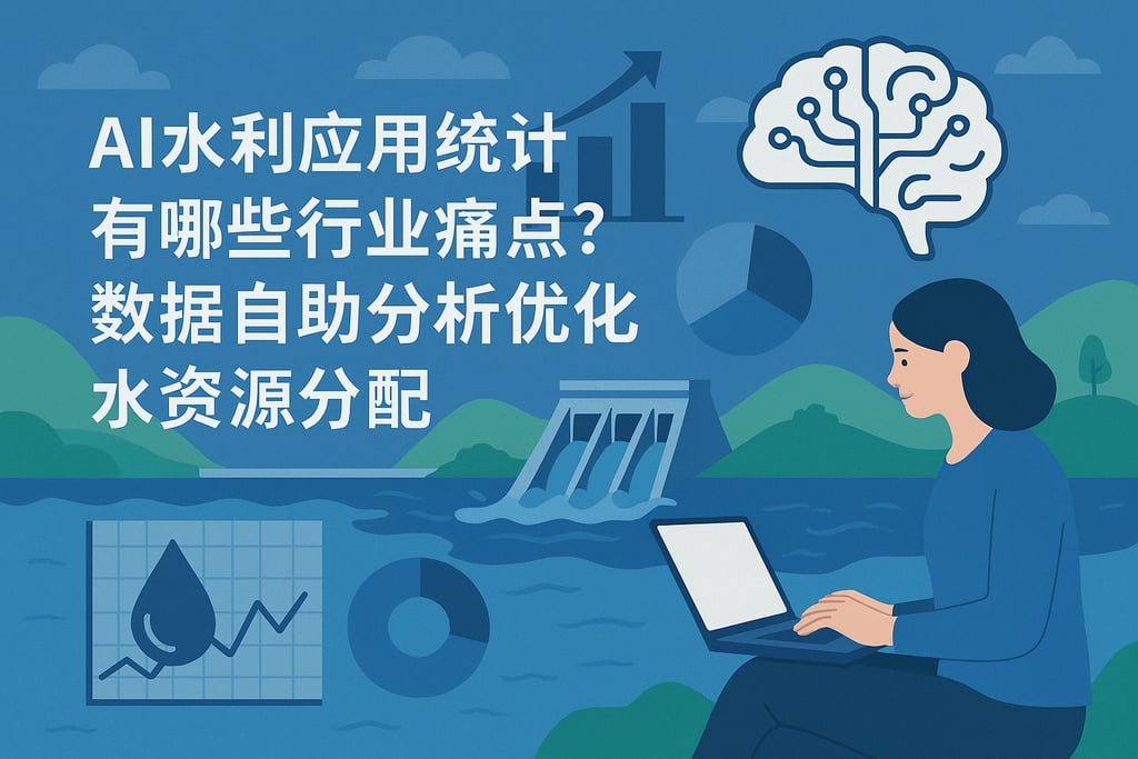 AI水利应用统计有哪些行业痛点？数据自助分析优化水资源分配