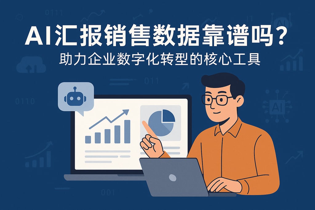 AI汇报销售数据靠谱吗？助力企业数字化转型的核心工具