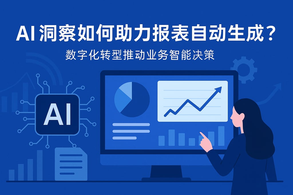 AI洞察如何助力报表自动生成？数字化转型推动业务智能决策