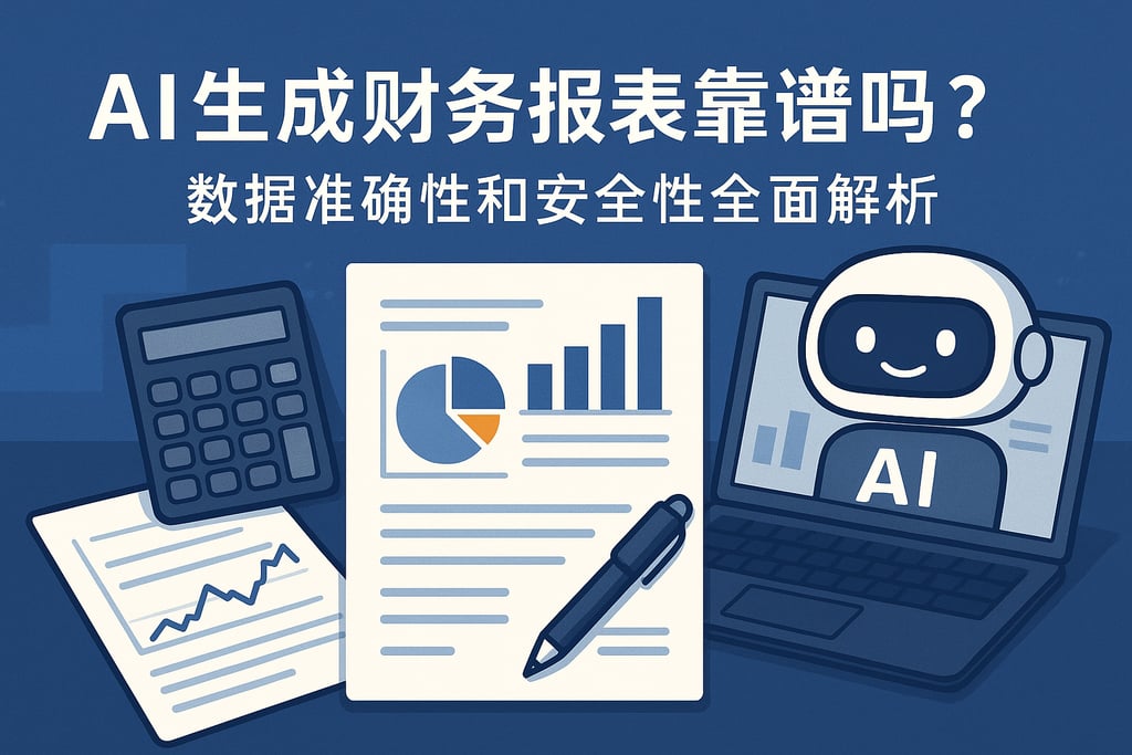 AI生成财务报表靠谱吗？数据准确性和安全性全面解析