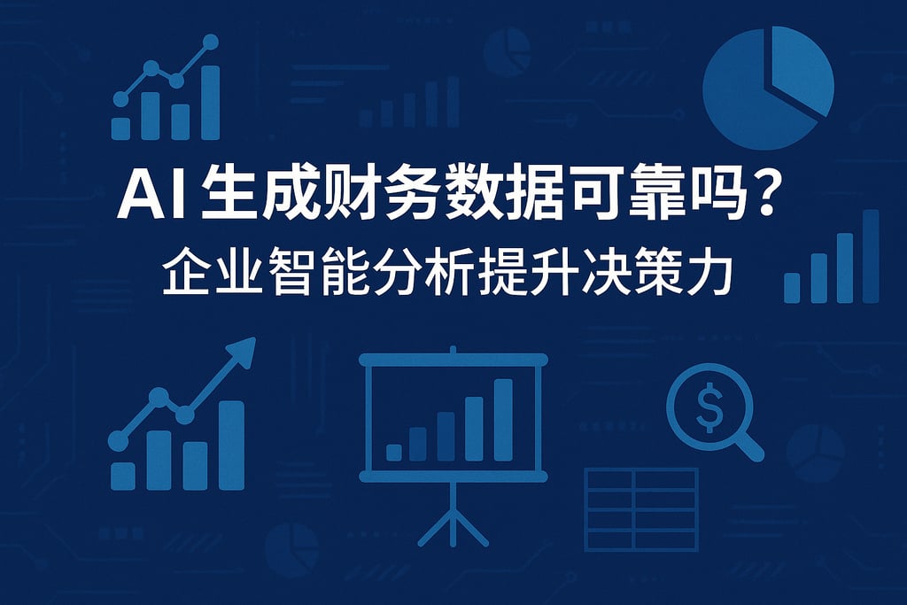AI生成财务数据可靠吗？企业智能分析提升决策力
