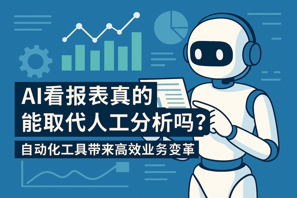 AI看报表真的能取代人工分析吗？自动化工具带来高效业务变革