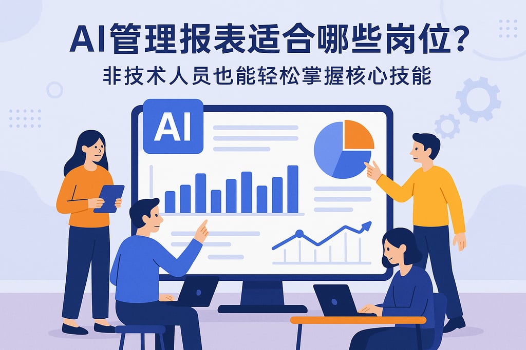 AI管理报表适合哪些岗位使用？非技术人员也能轻松掌握核心技能