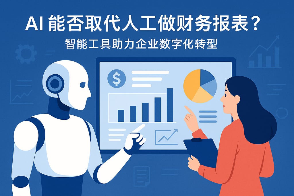 AI能否取代人工做财务报表？智能工具助力企业数字化转型
