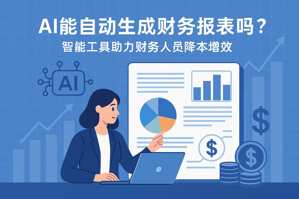 AI能自动生成财务报表吗？智能工具助力财务人员降本增效