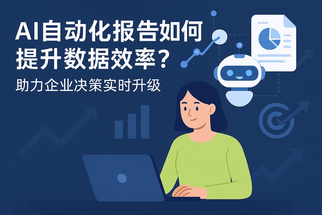 AI自动化报告如何提升数据效率？助力企业决策实时升级