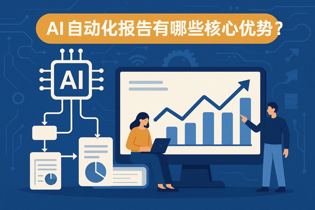 AI自动化报告有哪些核心优势？实现报表生成流程无缝衔接