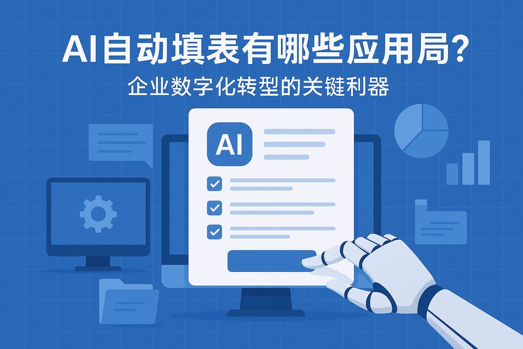 AI自动填表有哪些应用场景？企业数字化转型的关键利器