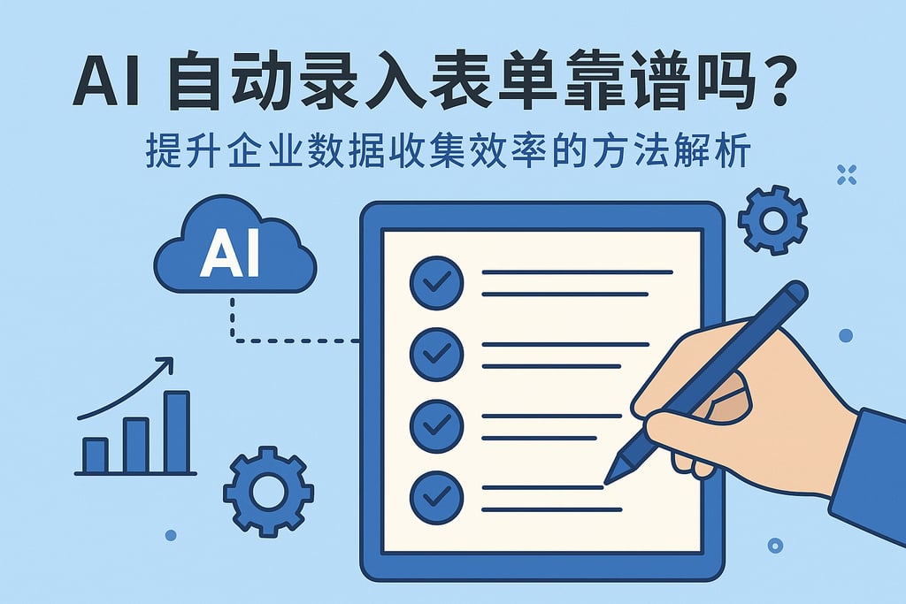AI自动录入表单靠谱吗？提升企业数据收集效率的方法解析