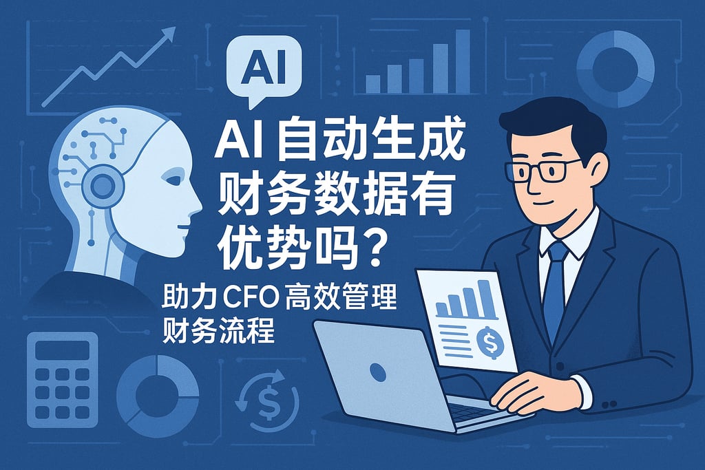 AI自动生成财务数据有优势吗？助力CFO高效管理财务流程