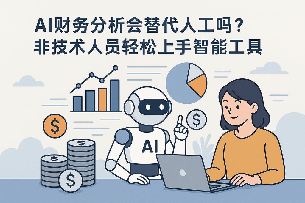 AI财务分析会替代人工吗？非技术人员轻松上手智能工具