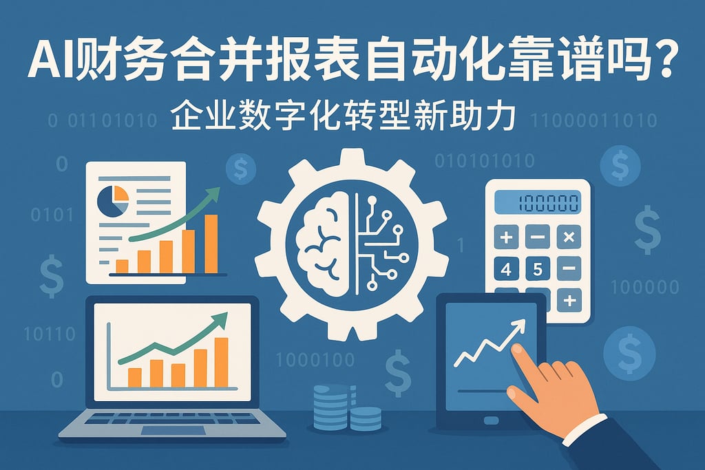 AI财务合并报表自动化靠谱吗？企业数字化转型新助力