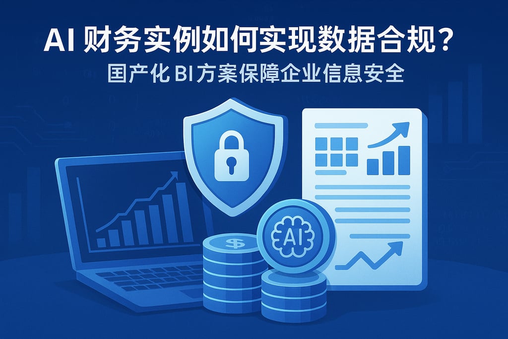 AI财务实例如何实现数据合规？国产化BI方案保障企业信息安全