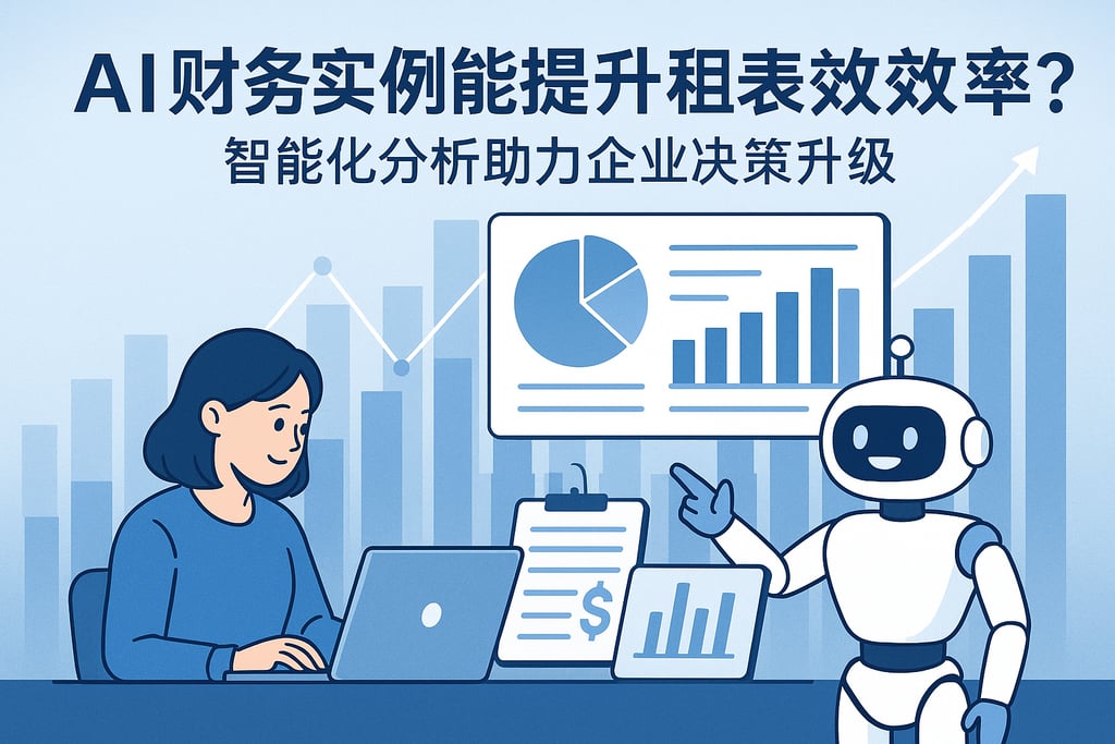 AI财务实例能提升报表效率吗？智能化分析助力企业决策升级