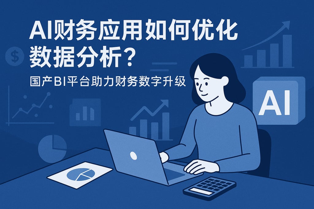 AI财务应用如何优化数据分析？国产BI平台助力财务数字升级