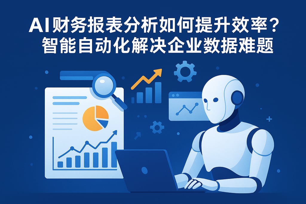 AI财务报表分析如何提升效率？智能自动化解决企业数据难题
