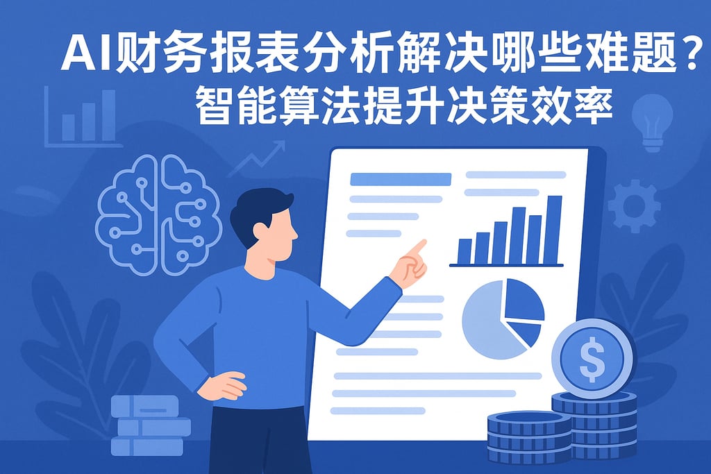 AI财务报表分析能解决哪些难题？智能算法提升决策效率