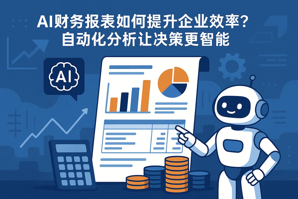 AI财务报表如何提升企业效率？自动化分析让决策更智能
