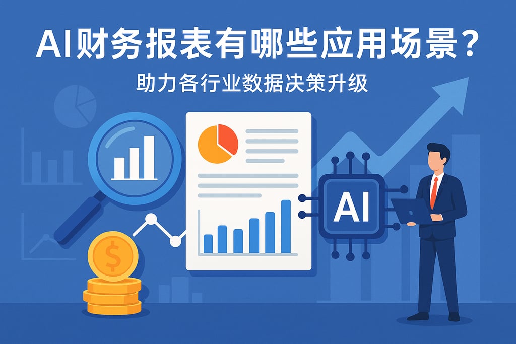 AI财务报表有哪些应用场景？助力各行业数据决策升级