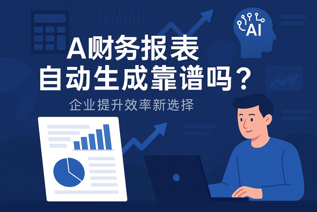AI财务报表自动生成靠谱吗？企业提升效率新选择