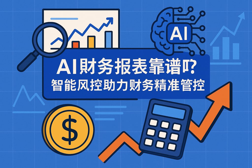 AI财务报表靠谱吗？智能风控助力财务精准管控