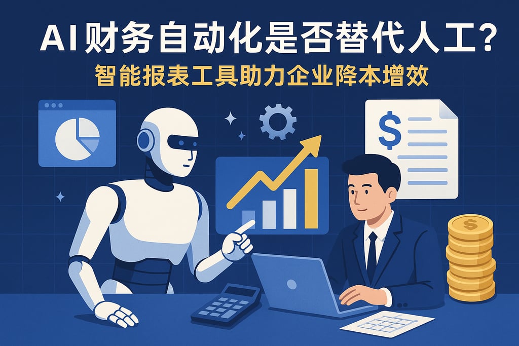 AI财务自动化是否替代人工？智能报表工具助力企业降本增效