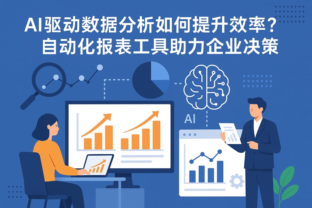 AI驱动数据分析如何提升效率？自动化报表工具助力企业决策