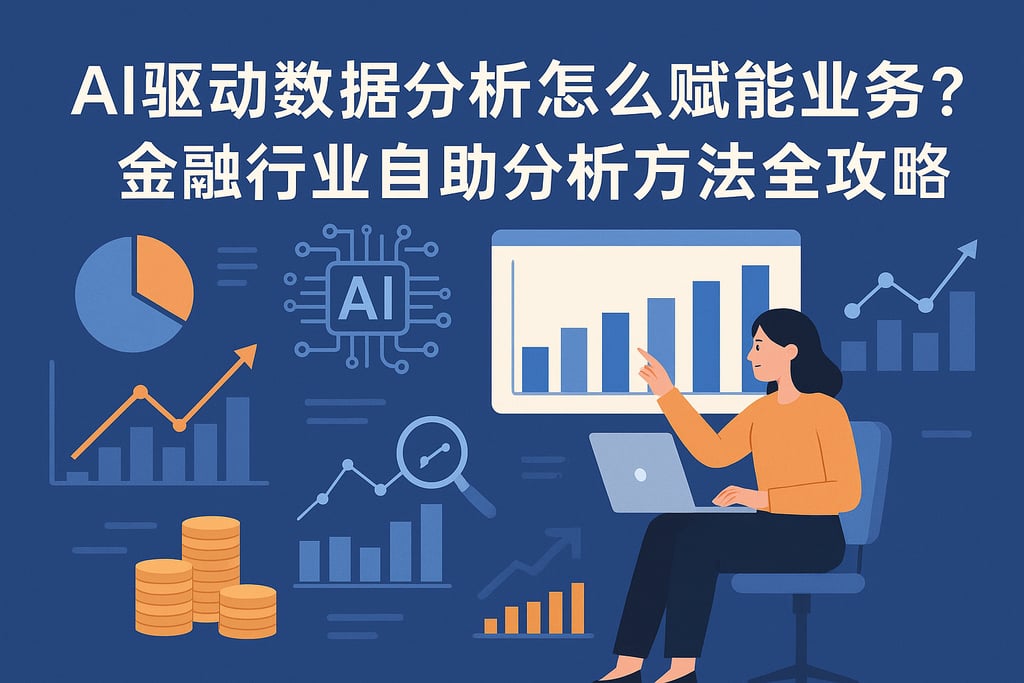 AI驱动数据分析怎么赋能业务？金融行业自助分析方法全攻略