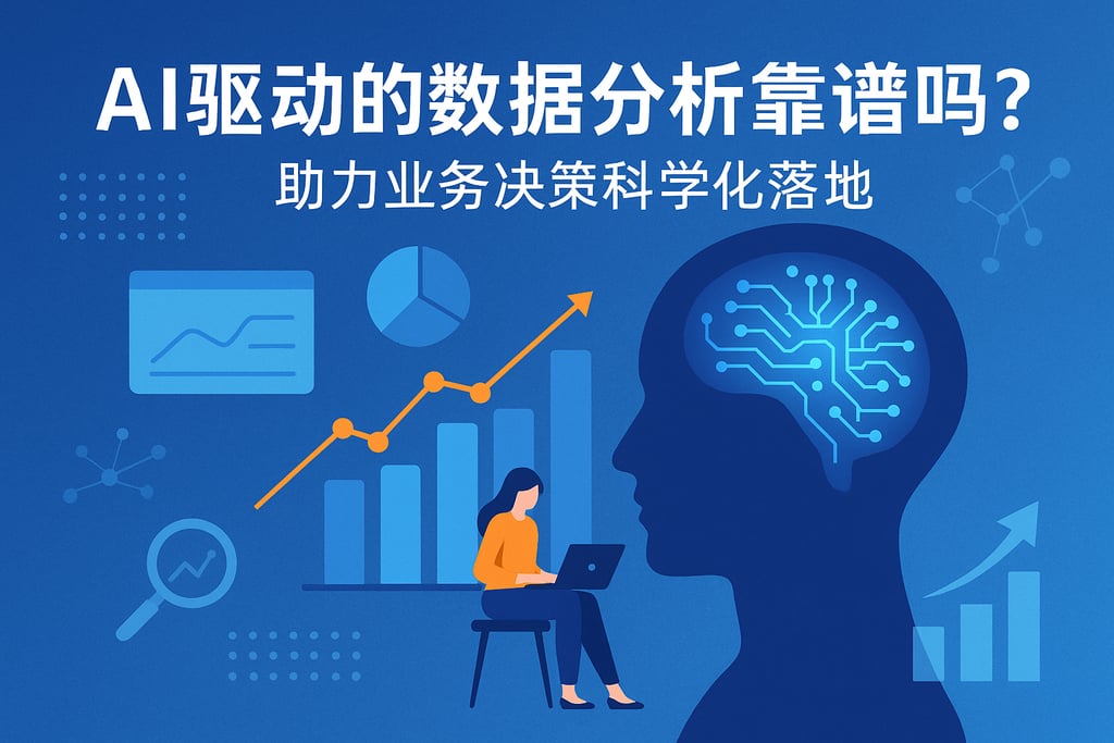 AI驱动的数据分析靠谱吗？助力业务决策科学化落地方案