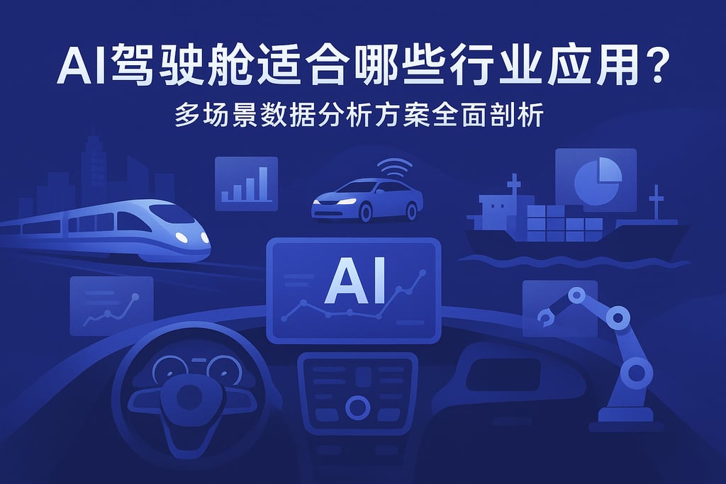 AI驾驶舱适合哪些行业应用？多场景数据分析方案全面剖析