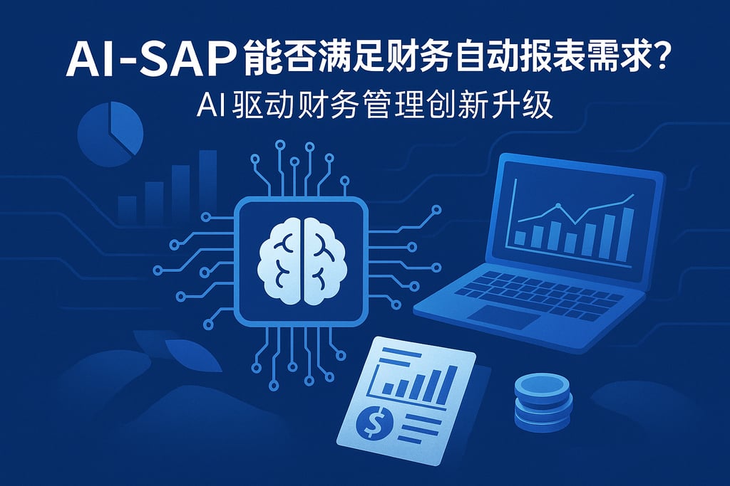 ai-sap能否满足财务自动报表需求？AI驱动财务管理创新升级