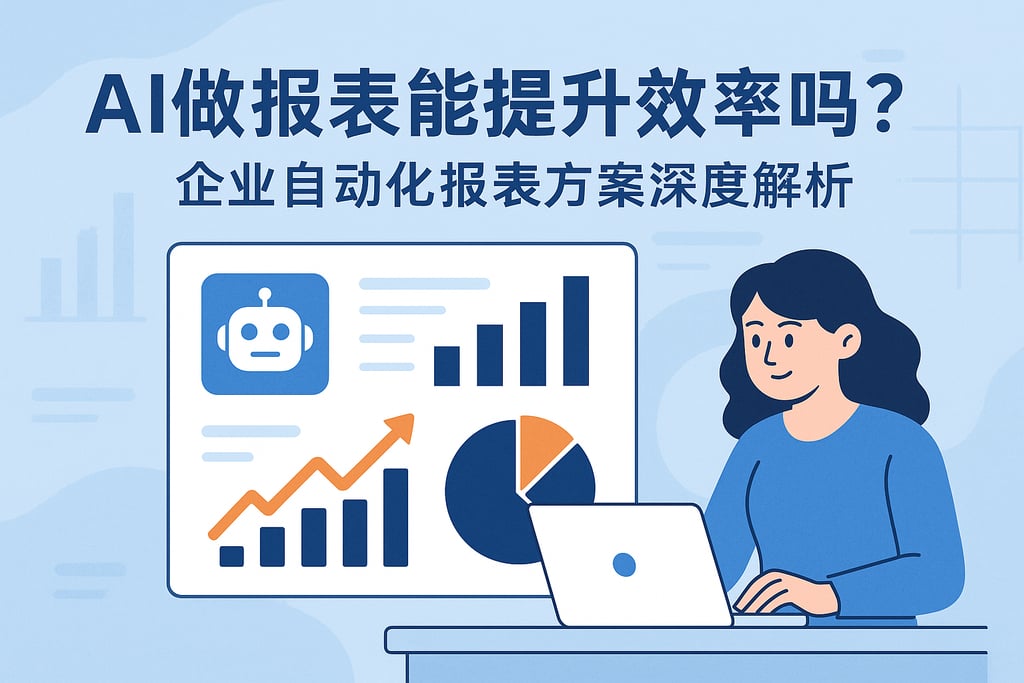 ai做报表能提升效率吗？企业自动化报表方案深度解析