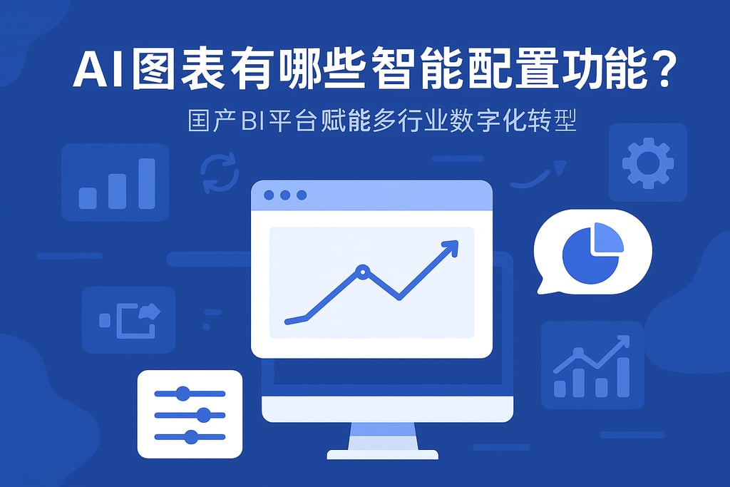 ai图表有哪些智能配置功能？国产BI平台赋能多行业数字化转型