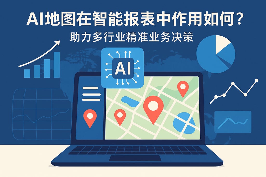 ai地图在智能报表中作用如何？助力多行业精准业务决策